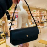 KAI HERMIS BLACK ELEANOR SMALL SHOULDER BAG